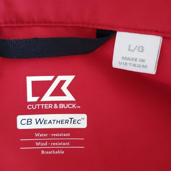 Cutter & Buck Womens CB WeatherTec Beacon Full Zip Jacket - Large - Picture 9 of 16